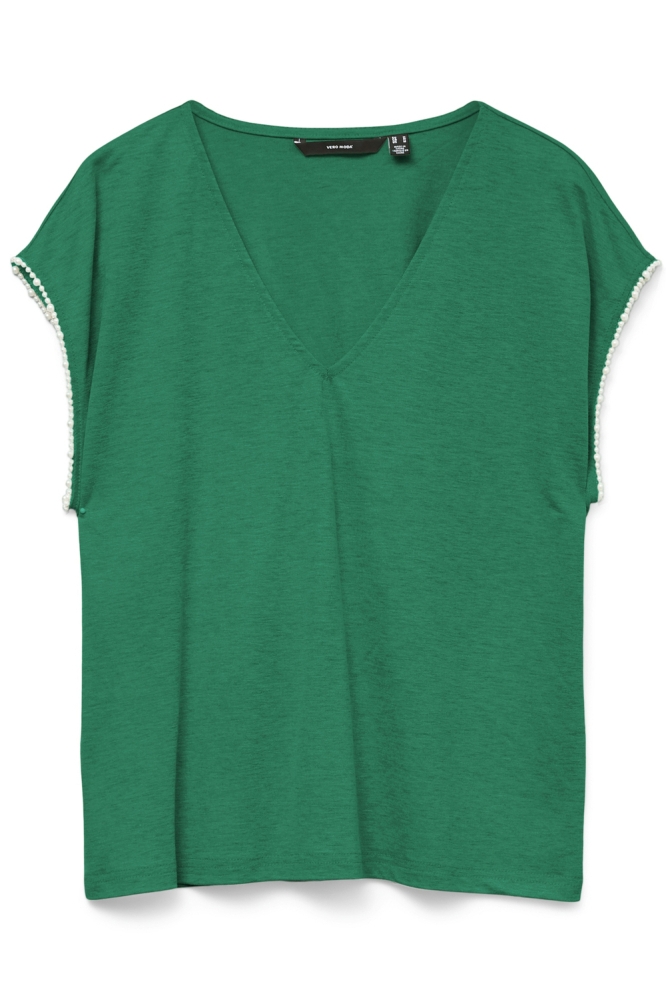 VMVIPS SS AVA V-NECK TOP JRS GA 10327099 BOSPHORUS